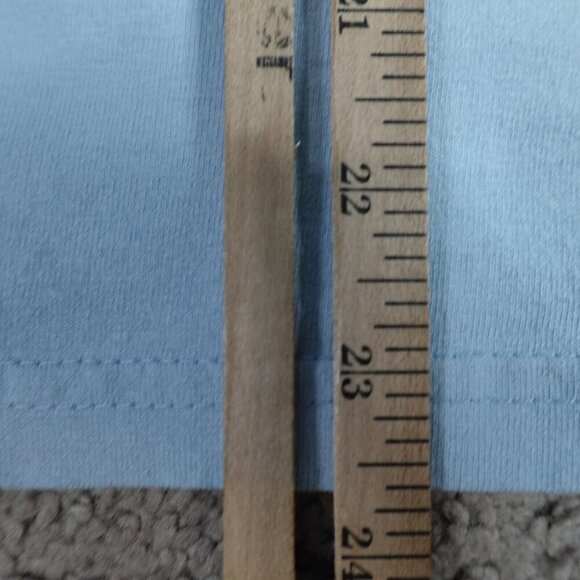 Vintage Nike Shirt Large Blue Double Sided Center Swoosh Back Feminist - Picture 5 of 6